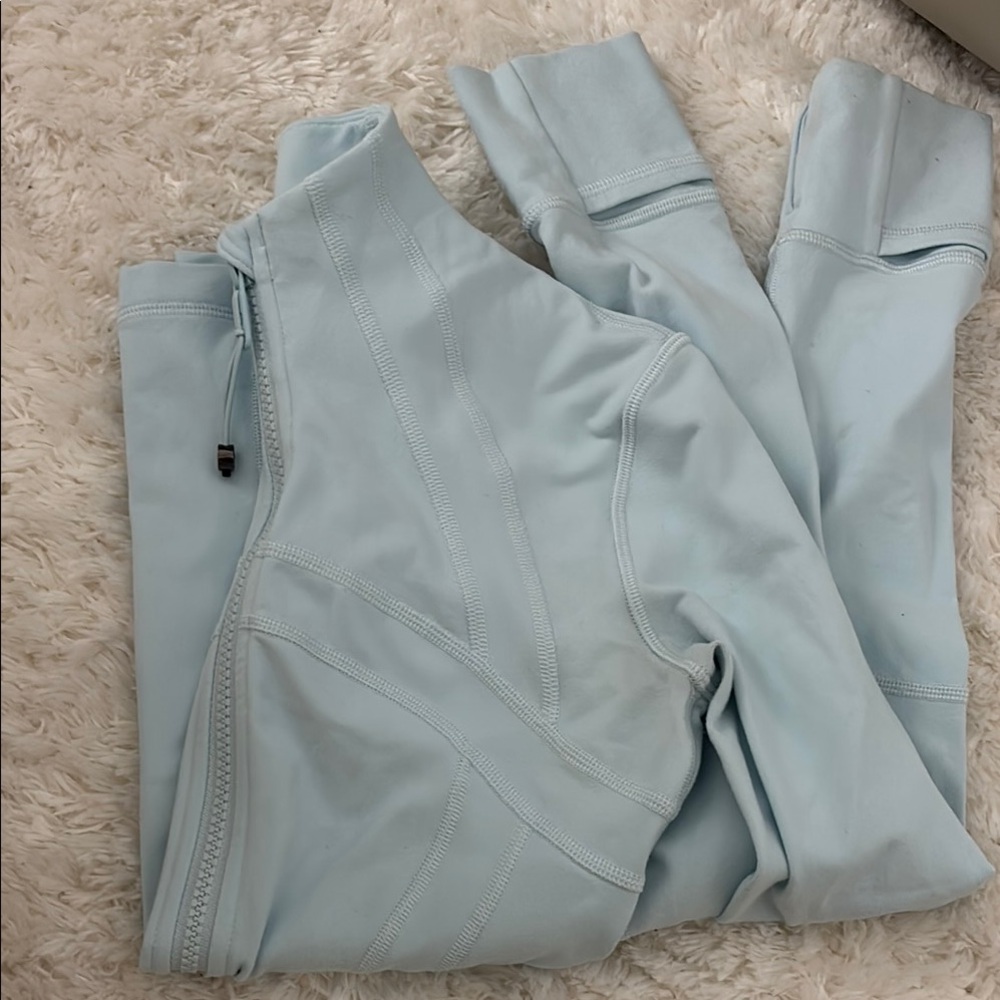 Light blue lululemon align jacket